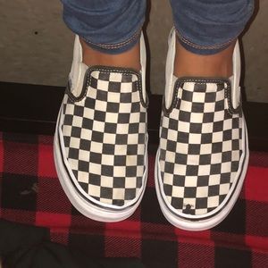 Vans checkerboard Slide in’s